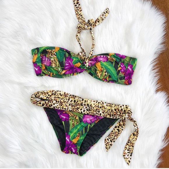 Victoria's Secret Other - {Victoria’s Secret} Palm Animal Print *Bikini Top*
